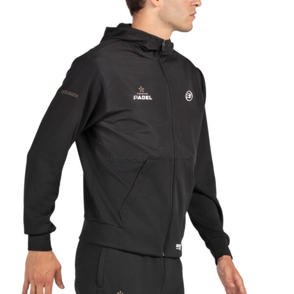 Sudadera Bullpadel Pitaco Negra Premier Padel 2026