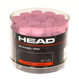 Tambor de 60 Overgrips HEAD Padel Pro Rosas