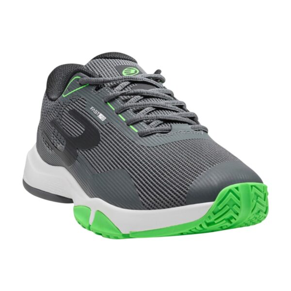 Detalle de las Zapatillas Bullpadel Hybrid Fly 26V Gris Oscuro