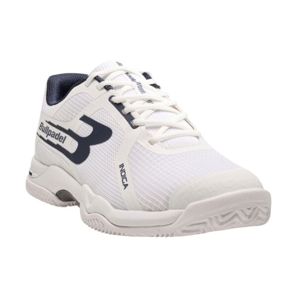 Detalle de las Zapatillas Bullpadel Indiga 26V Blancas