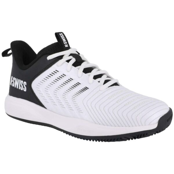 Zapatillas K-Swiss Ultrashot Light Clay Blanco/Negro 2026