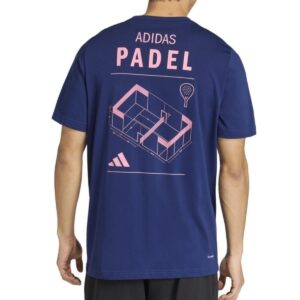 Camiseta Adidas M Padel Cat G Azul KB9446