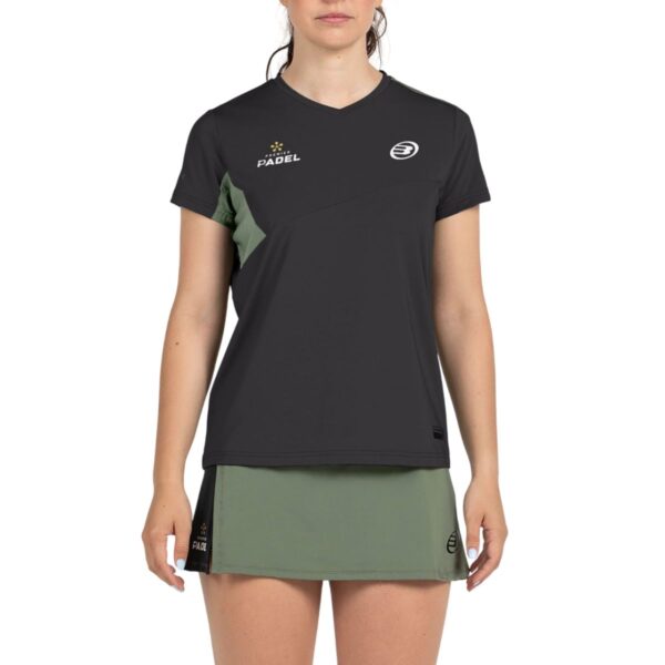 Camiseta Bullpadel Pampan Negra W Premier Padel Camiseta Bullpadel Pampan Negra W Premier Padel