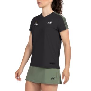 Camiseta Bullpadel Pampan Negra W Premier Padel 2026