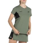 Camiseta Bullpadel Pampan Woman Kaki Premier Padel 2026