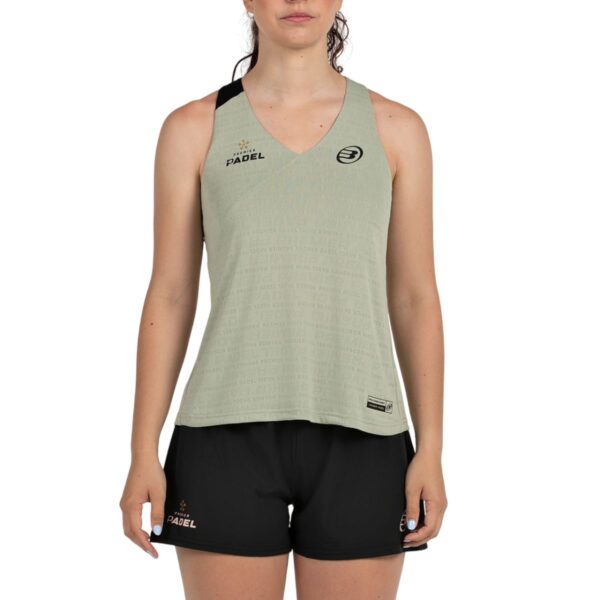 Camiseta Bullpadel Piura Eucalipto W Premier Padel