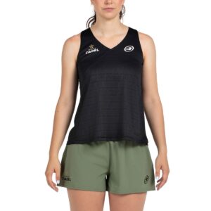 Camiseta Bullpadel Piura Negra W Premier Padel