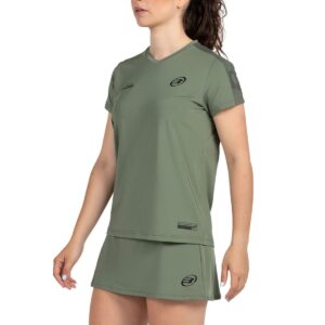 Camiseta Bullpadel Pampan Woman Kaki Premier Padel 2026