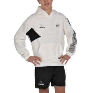 Sudadera Bullpadel Palmiro Crudo Junior Premier Padel