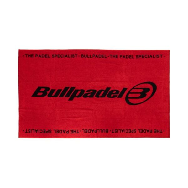 Toalla Bullpadel Roja-Negra 2026