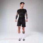 Detalle de los Calcetines Floky Run Up Medium Blancos