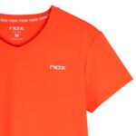 Detalle de la Camiseta NOX Team Roja Woman