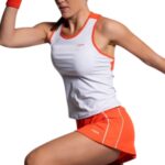 Camiseta de tirantes NOX Team Blanco/Rojo Woman