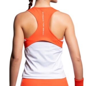 Camiseta de tirantes NOX Team Blanco/Rojo Woman