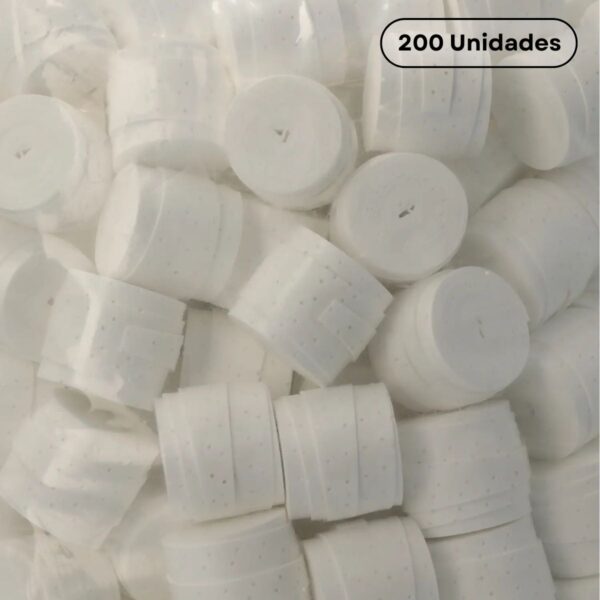 Bolsa 200 unidades de Overgrips HEAD Padel Pro Perforados Blancos