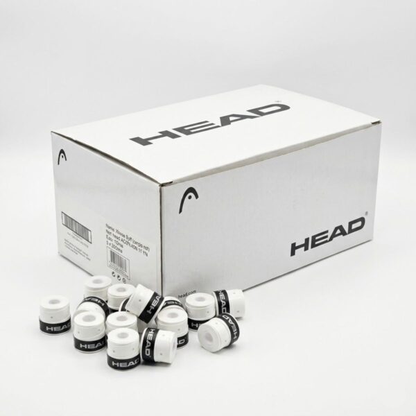 Caja 200 Overgrips HEAD Xtreme Soft Perforados Blancos