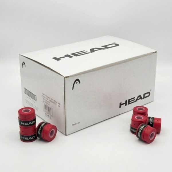 Caja 200 Overgrips HEAD Xtreme Soft Perforados Rojos