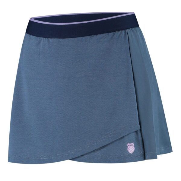 Falda K-Swiss Hypercourt Jacquard Azul W Falda K-Swiss Hypercourt Jacquard Azul W