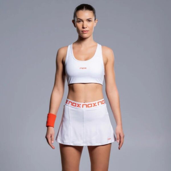 Sujetador Deportivo NOX Team Blanco Woman