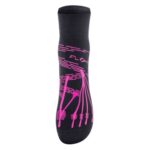 Calcetines Floky Gymnasium Negro/Fucsia