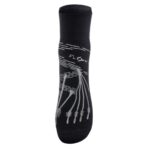 Calcetines Floky Gymnasium Negro/Purpurina Plateada