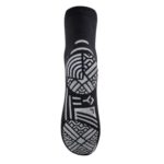 Calcetines Floky Gymnasium Negro/Purpurina Plateada