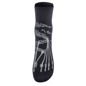 Calcetines Floky Gymnasium Negro/Plata