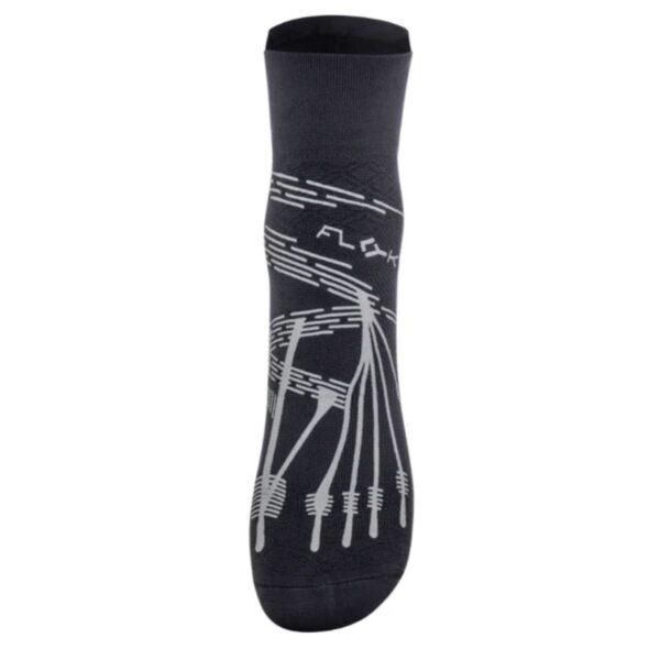 Calcetines Floky Gymnasium Negro/Plata