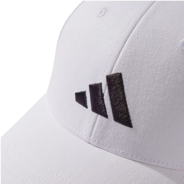 Detalle de la Gorra Adidas Baseball New Logo Blanco/Negro