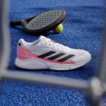 Zapatillas Adidas Courtquick Padel Blanco/Solar Turbo