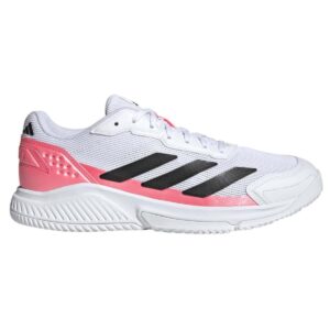 Zapatillas Adidas Courtquick Padel Blanco/Solar Turbo