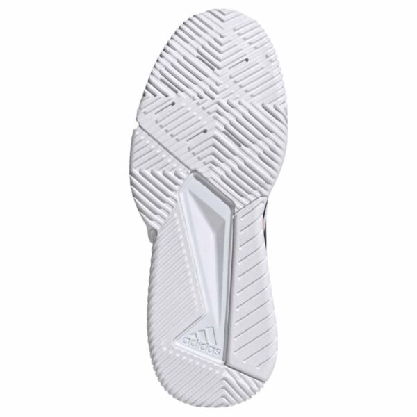 Suela de las Zapatillas Adidas Courtquick Padel Blanco/Solar Turbo