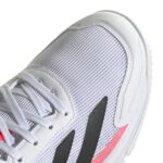 Detalle de las Zapatillas Adidas Courtquick Padel Blanco/Solar Turbo