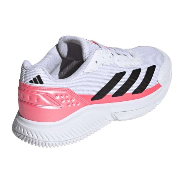 Zapatillas Adidas Courtquick Padel Blanco/Solar Turbo