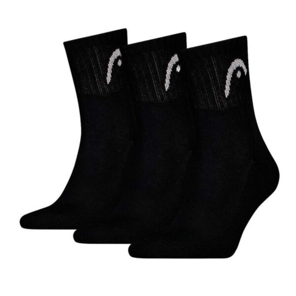 Pack 3 Calcetines HEAD Club Largos Negros