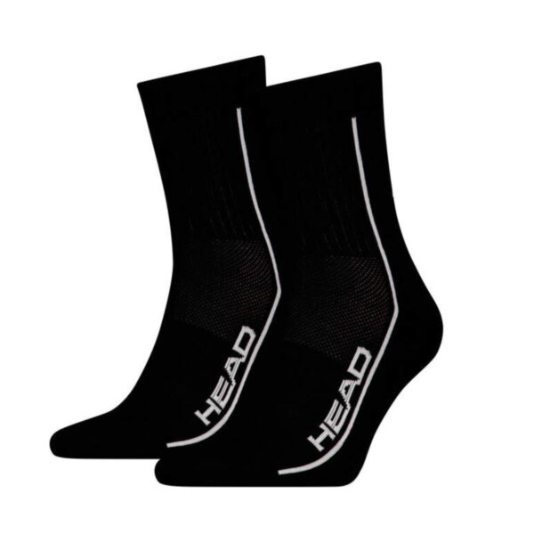 Pack 2 Calcetines HEAD Performance Largos Negros Pack 2 Calcetines HEAD Performance Largos Negros