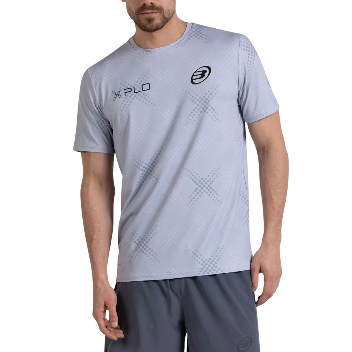Camiseta Bullpadel Martin Di Nenno 26I Gris Claro
