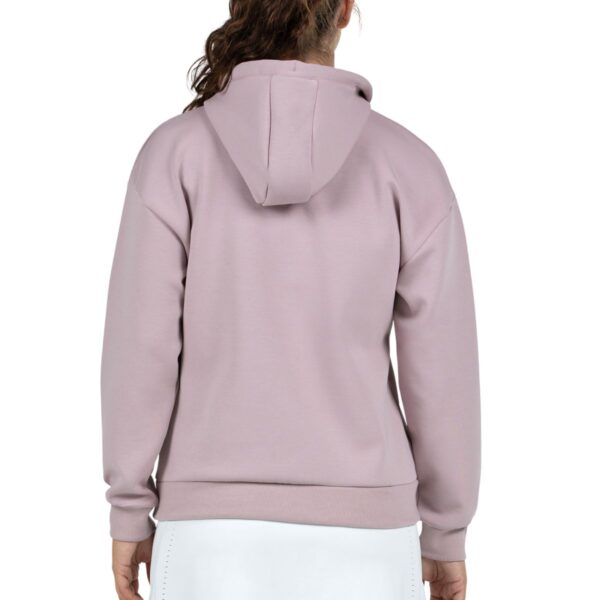 Sudadera Bullpadel Eolia Rosa Sombra W