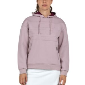 Sudadera Bullpadel Eolia Rosa Sombra W