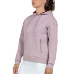 Sudadera Bullpadel Eolia Rosa Sombra W